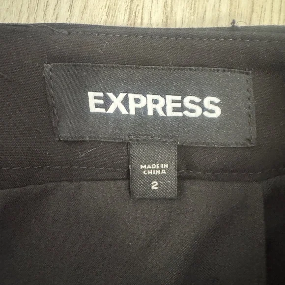 Express Elegant Black A-Line Skirt - Picture 4 of 6